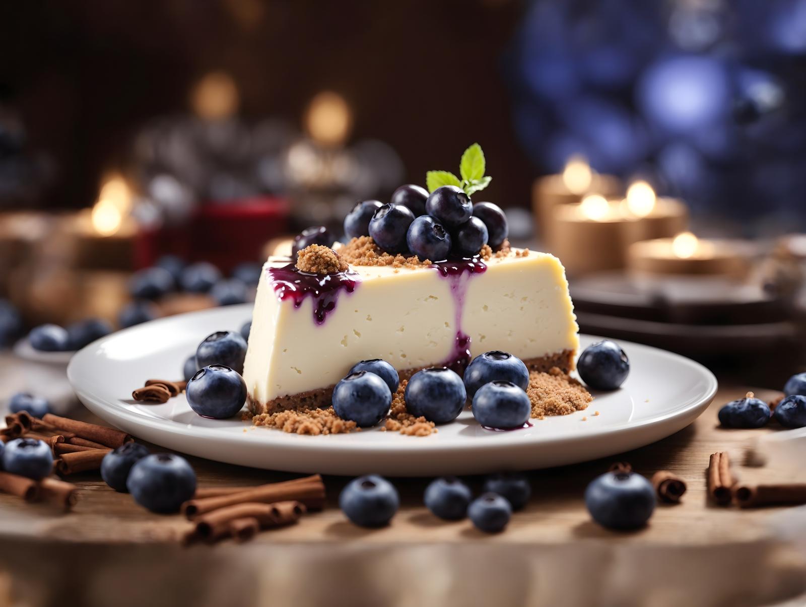 Cheesecake ai mirtilli