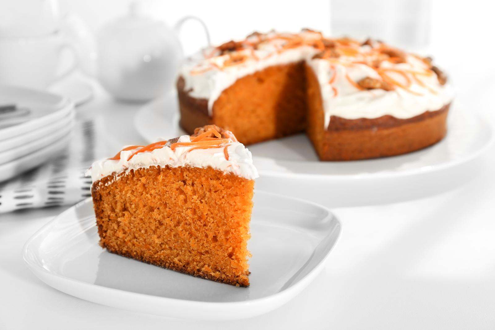 Torta di carote light
